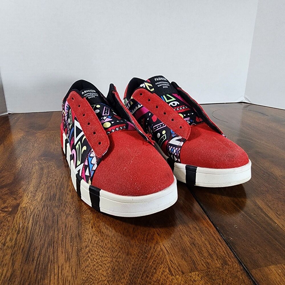 Unisex Casual Canvas Skateboarding Sneakers Size 41 with Sole and Laces